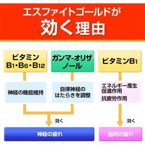 【第3類医薬品】エスエス製薬 エスファイトゴールド 180錠(眼精疲労 肩こり 腰痛)