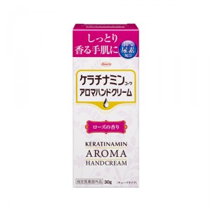 ケラチナミンコーワ　アロマハンドクリーム ローズの香り 30g[ハンドクリーム]（尿素10%配合）