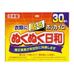 興和 ホッカイロ ぬくぬく日和 貼るレギュラー 30個入り