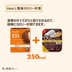 [大塚食品]100kcalマイサイズ 欧風カレー x1個(レトルト)