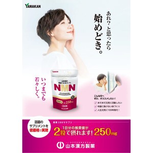 【ゆうパケット配送対象】山本漢方製薬 NMN粒 60粒(ポスト投函 追跡ありメール便)