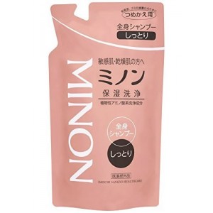 ミノン 薬用全身シャンプー しっとり つめかえ用 380ml[医薬部外品] [MINON]