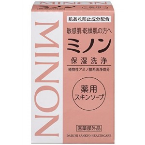 【訳あり：使用期限2024/8/31】ミノン 薬用スキンソープ 80g[医薬部外品] [MINON]