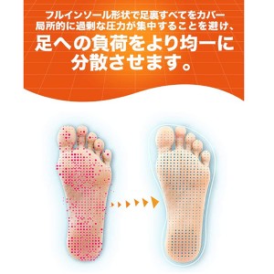 【Dr.Scholl】 ドクターショール インバランス フットストレス吸収インソール 腰 (M-L) (25-27cm)1足入