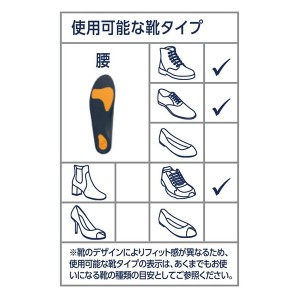 【Dr.Scholl】 ドクターショール インバランス フットストレス吸収インソール 腰 (M-L) (25-27cm)1足入