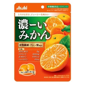 【ゆうパケット配送対象】アサヒグループ食品 濃ーいみかん 84g(ポスト投函 追跡ありメール便)