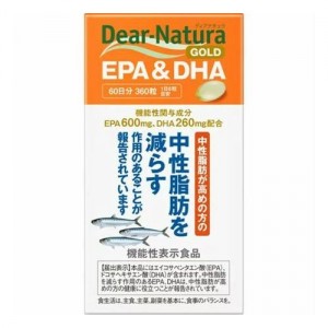 アサヒグループ食品 ディアナチュラ ゴールド EPA&DHA 約60日分 360粒