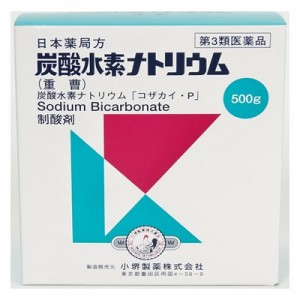 【第3類医薬品】 小堺製薬 炭酸水素ナトリウム 重曹 500g