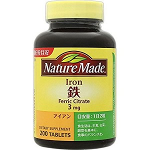 大塚製薬 ネイチャーメイド 鉄（アイアン） 200粒