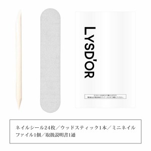 【ゆうパケット配送対象】LYSD'R リスドール ハンドネイル用 ラファエルキュア 24枚入り(ポスト投函 追跡ありメール便)