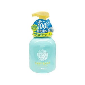 [ペリカン石鹸]無添加 泡ボディソープ 本体 500ml(無添加 せっけん 液体石鹸)