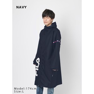 FILA(フィラ) ユニセックス レインコート 合羽 雨具 フード 撥水加工 06003123