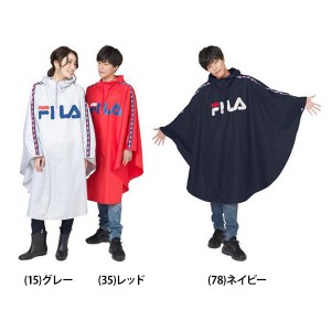 FILA(フィラ) ユニセックス レインポンチョ 合羽 雨具 フード 撥水加工 06003124