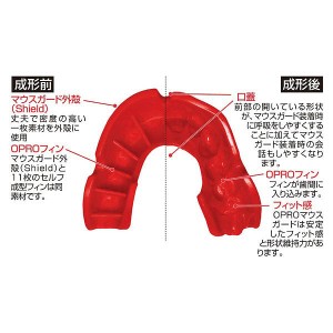 Mueller(ミューラー) OPROシールド ブロンズレッド マウスピース サポーター メンテナンス マウスピース マウスガード 1904002