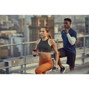 adidas アディダス ユニセックス ダンベル 1kg ペア ボディケア スポーツ 筋トレ ワークアウト トレーニング 転がり防止 ADWT10001