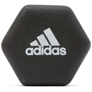 adidas アディダス ユニセックス ダンベル 4kg ペア ボディケア スポーツ 筋トレ ワークアウト トレーニング 転がり防止 ADWT10004