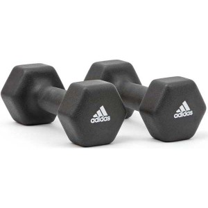 adidas アディダス ユニセックス ダンベル 4kg ペア ボディケア スポーツ 筋トレ ワークアウト トレーニング 転がり防止 ADWT10004