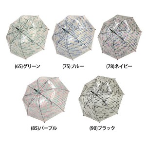 OUTDOOR PRODUCTS(アウトドアプロダクツ) ユニセックス ビニール傘 60cm 総柄斜めストライプ 雨具 傘 ビニール傘 10001053