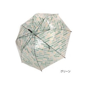 OUTDOOR PRODUCTS(アウトドアプロダクツ) ユニセックス ビニール傘 60cm 総柄斜めストライプ 雨具 傘 ビニール傘 10001053