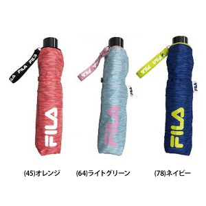 FILA(フィラ) メンズ 杢調柄折傘 ミニ 折りたたみ 55cm 雨具 傘 耐風性 10002810