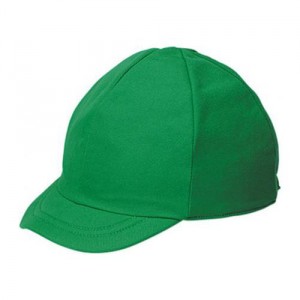 【ゆうパケット配送対象】FOOTMARK(フットマーク) 体操帽子 カラー:グリーン ジャンプ 日よけ ぼうし 熱中症 紫外線 体育 赤白帽 101221(ポスト投函 追跡ありメール便)