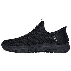 【送料無料】Skechers スケッチャーズ レディース スリップインズ ワーク サミッツ SR - エンスリー ブラック SUMMITS SR-ENSLEE 108144