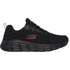 【送料無料】Skechers スケッチャーズ メンズ ワイドサイズ ボブス スポート B フレックス - チル エッジ ブラック BOBS B FLEX-CHILL EDGE 118106W