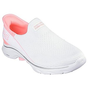 【送料無料】Skechers スケッチャーズ レディース スリップインズ ゴーウォーク 7 - ミア ホワイト/ピンク GO WALK 7 - MIA 125231