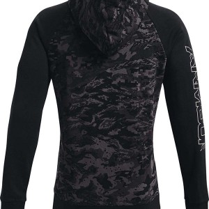 ＊在庫限り＊【送料無料】UNDER ARMOUR アンダーアーマー メンズ パーカー 長袖 ルーズフィット UA FLC CAMO SCRIPT HD 1366308[返品・交換不可]