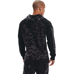 ＊在庫限り＊【送料無料】UNDER ARMOUR アンダーアーマー メンズ パーカー 長袖 ルーズフィット UA FLC CAMO SCRIPT HD 1366308[返品・交換不可]