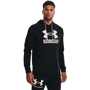 ＊在庫限り＊【送料無料】UNDER ARMOUR アンダーアーマー メンズ パーカー ルーズフィット UA Rival Terry Logo Hoodie 裏毛 吸汗 速乾 ポケット搭載 保温 やわらか 1370390[返品・交換不可]