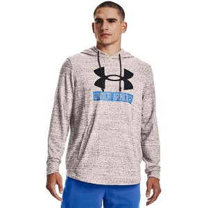 ＊在庫限り＊【送料無料】UNDER ARMOUR アンダーアーマー メンズ パーカー ルーズフィット UA Rival Terry Logo Hoodie 裏毛 吸汗 速乾 ポケット搭載 保温 やわらか 1370390[返品・交換不可]