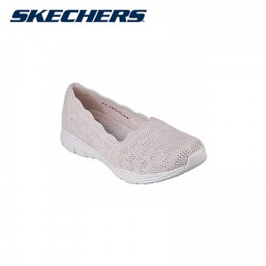 【送料無料】Skechers スケッチャーズ パンプス レディース スリッポン シーガー ナチュラル SEAGER 洗濯機で洗える バレエシューズ 158867