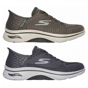 【送料無料】SKECHERS スケッチャーズ メンズ スリップインズ GO WALK ARCH FIT 2.0 ゴーウォーク カジュアル シューズ スニーカー 洗濯機洗い可能 216601