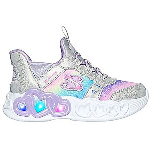 【送料無料】Skechers スケッチャーズ キッズ スリップインズ インフィニット ハート ライツ シルバーINITE HEART LIGHTS- 303755N