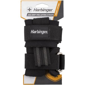 ハービンジャー(Harbinger) ヘビーリフティング用 ビッググリップ プロ リフティングストラップ 男女兼用 トレーニング メンテナンス  ジム 筋トレ 360531