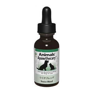 Animals Apawthecary 犬 猫 シニアブレンド 1オンス 29.5ml(犬猫用サプリメント)P049※お取り寄せ1週間程度かかります