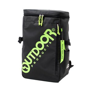 OUTDOOR PRODUCTS(アウトドアプロダクツ) ユニセックス スクエアデイパック 30L ライトグリーン リュック リュックサック バッグ バックパック デイパック 通勤 通学 かばん 6260154