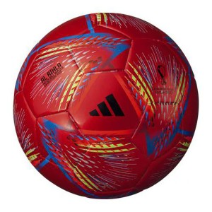 adidas アディダス FIFAワールドカップ サッカーボール アル・リフラ コンペティション キッズ 4号球 赤色 レプリカ JFA検定球 AL RIHLA カタール AF451R