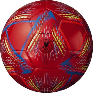 adidas アディダス FIFAワールドカップ サッカーボール アル・リフラ コンペティション キッズ 4号球 赤色 レプリカ JFA検定球 AL RIHLA カタール AF451R