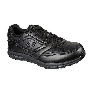 【送料無料】Skechers スケッチャーズ メンズ 防滑 ワークリラックスドフィット ナンパ ブラック SR NAMPA 77156