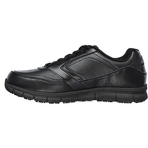 【送料無料】Skechers スケッチャーズ メンズ 防滑 ワークリラックスドフィット ナンパ ブラック SR NAMPA 77156