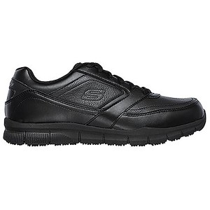 【送料無料】Skechers スケッチャーズ メンズ 防滑 ワークリラックスドフィット ナンパ ブラック SR NAMPA 77156