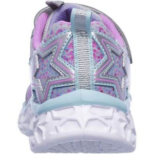 SKECHERS スケッチャーズ キッズスニーカー GALAXY LIGHTS 光る靴 10920Lシルバー×マルチ(SMLT)