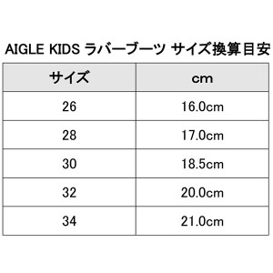 AIGLE エーグル 子供用 ラバーブーツ キッズ・ベビー ロリーポップ テーマ 男の子 女の子 長靴 レインブーツ ZZJR119(正規取扱品)