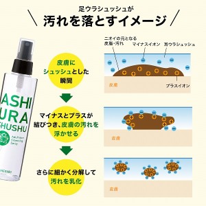 【送料無料】DAMERINO ダメリーノ 足ウラシュッシュ 足のにおい対策スプレー 200ml(頑固な足のニオイ 体臭 消臭 柿渋 靴蒸れ 加齢臭 足臭 汗臭 足裏シュッシュ)