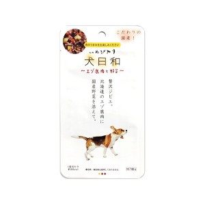 【犬日和】レトルト エゾ鹿肉と野菜 60g (犬用 ドッグフード ウェット) (わんわん 国産 贅沢ジビエ) (いぬ イヌ dog)