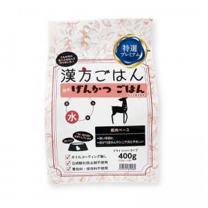 ノット 漢方ごはん改め げんかつごはん ドライタイプ 水(鹿肉ベース) 400g