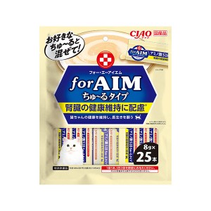 いなばペットフード [for AIM]アミノ酸S18ちゅ～るタイプ 8gx25本入り(猫向け おやつサプリメント)