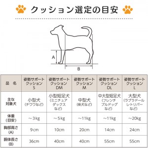 アロン化成(ワンエイド)姿勢サポートクッション M(中型犬 ～11kg目安)(ペット 姿勢サポート 老犬 介護)※お取り寄せ1週間程度かかります※